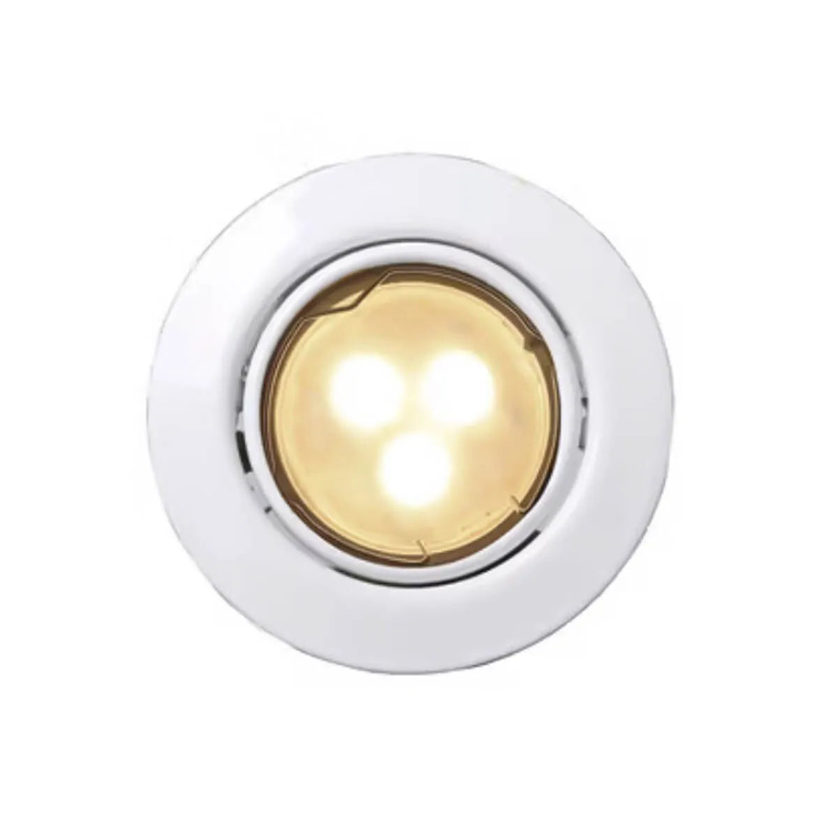 10x White Adjustable LED Warm White Downlight 3.8W IP20 90mm