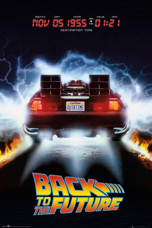 Back To The Future Delorean Maxi Poster Print 61x91.5cm