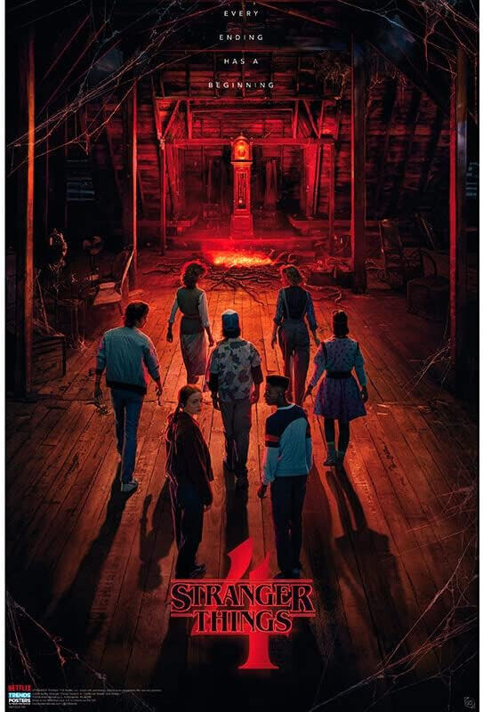 Stranger Things Season 4 Creel House Maxi Poster Print 61x91.5cm