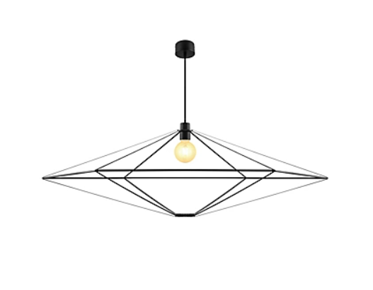 GoodHome Heyka Black Pendant Ceiling Light