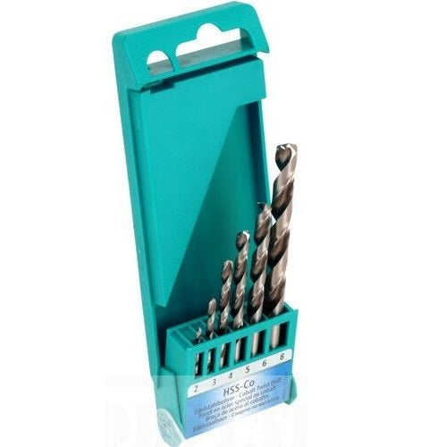 Heller 6 Piece HSS Cobalt Metal Drill Bit Set