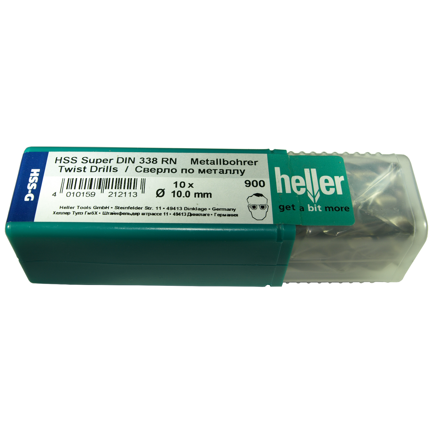 Heller HSS-G Ground Metal Drill Bits 10 Pack