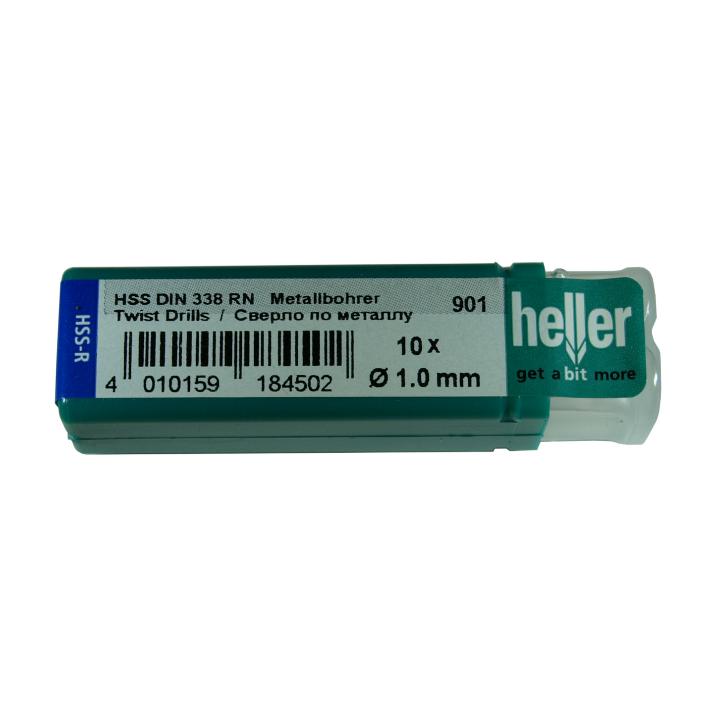 Heller HSS-R Rolled Metal Drill Bits 10 Pack